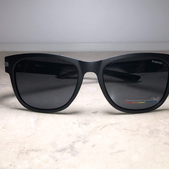Polaroid Black & Gray Classic Polarized Sunglasses main image 4